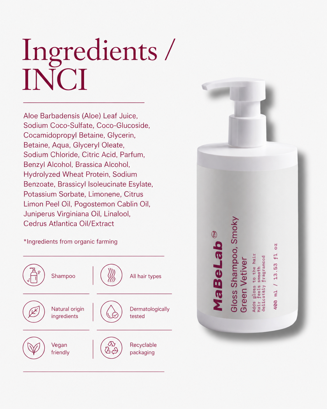 Shampoo with Betaine & Wheat Protein new