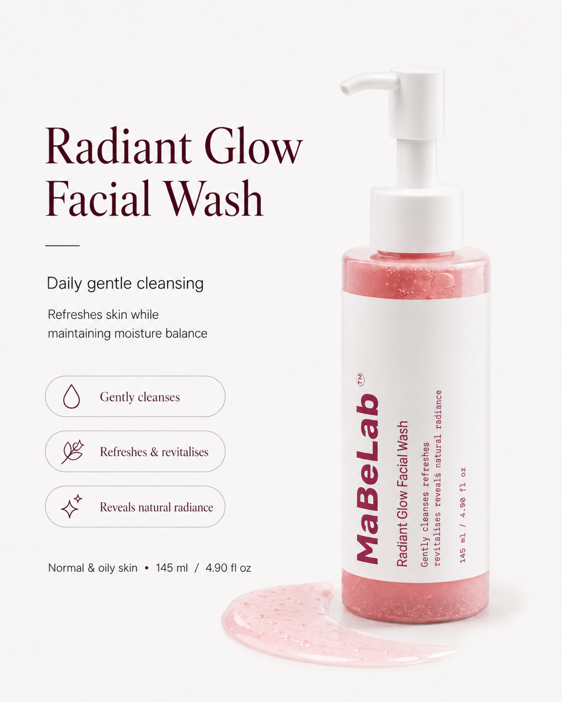 Radiant Glow Facial Wash