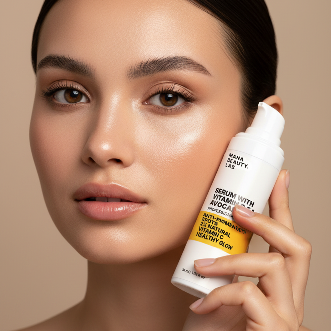 Serum with Vitamin C, E & Avacado oil for Face