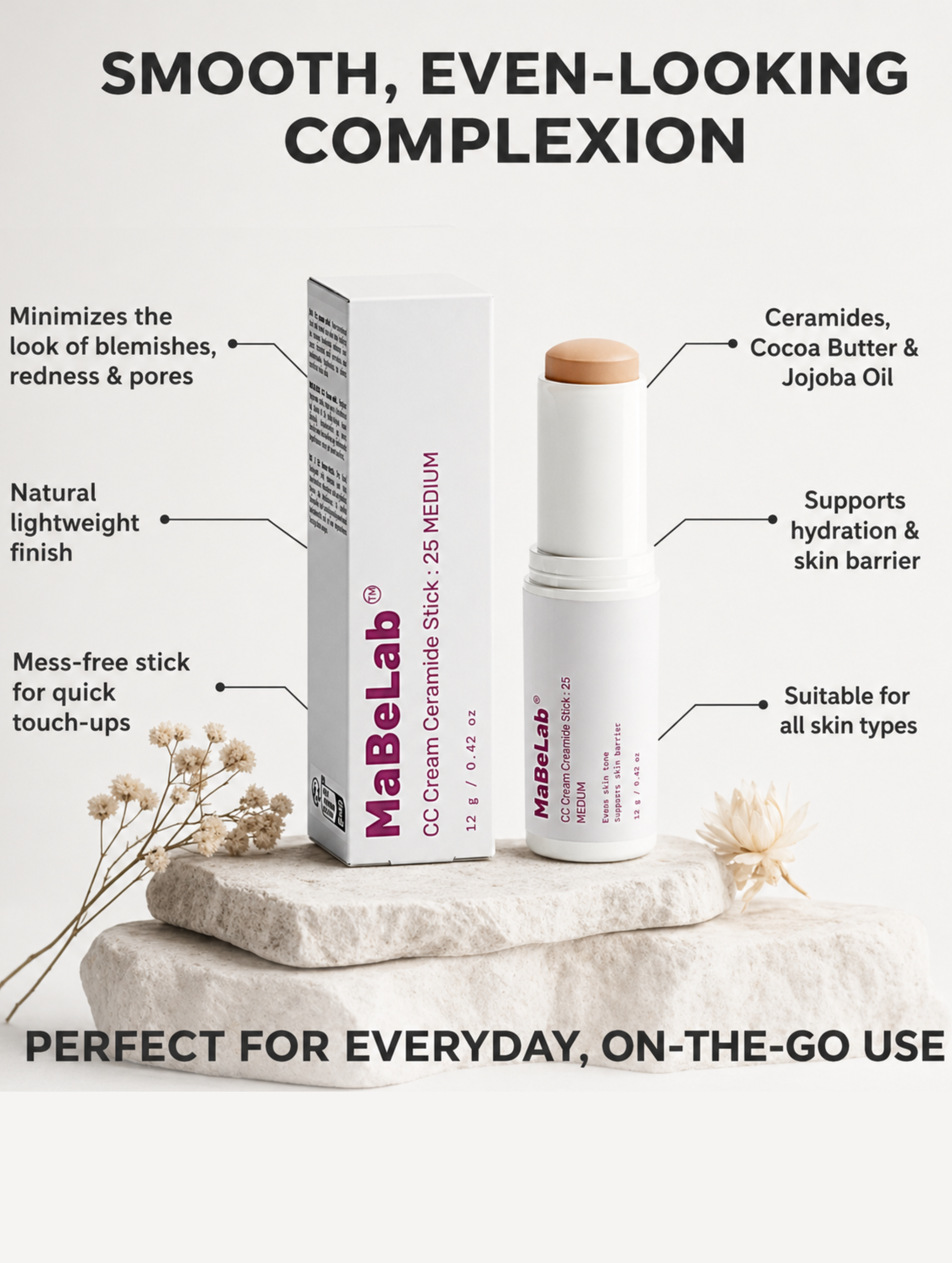 CC Cream Ceramide Stick : 25 MEDIUM