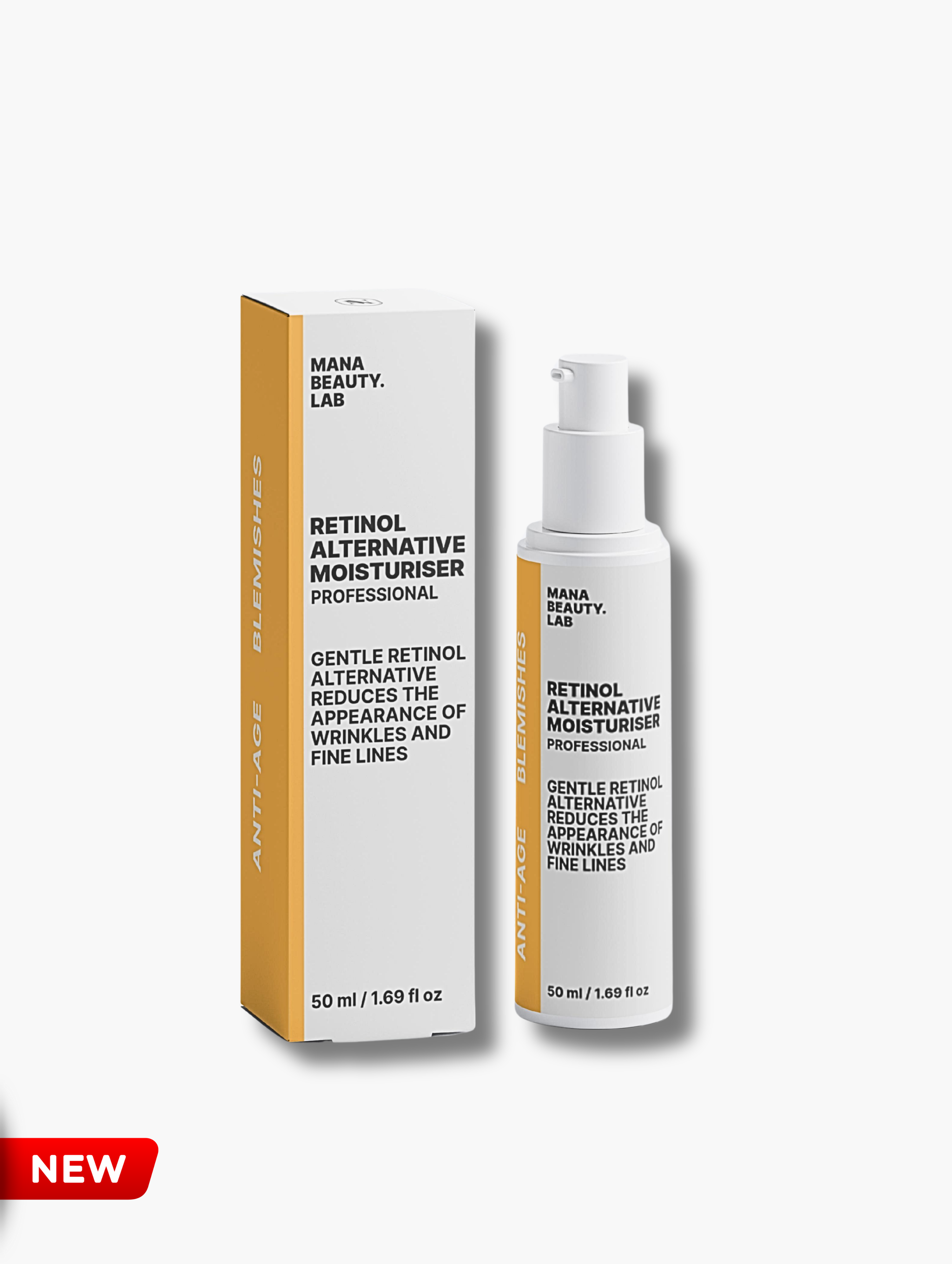 Retinol Alternative Moisturiser by MANA BEAUTY.LAB – gentle retinol anti-aging cream
