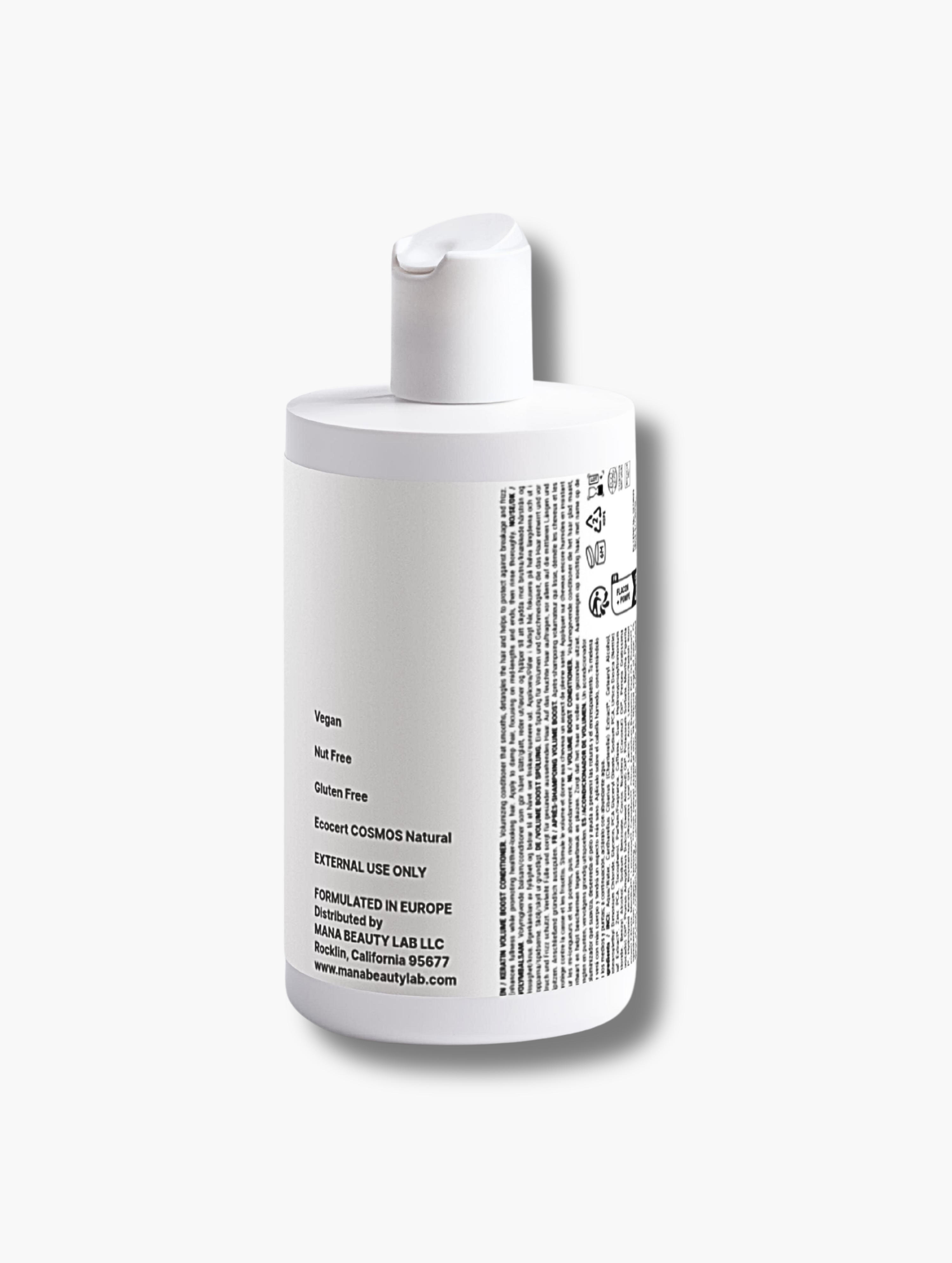 Volumizing conditioner with keratin and natural extracts