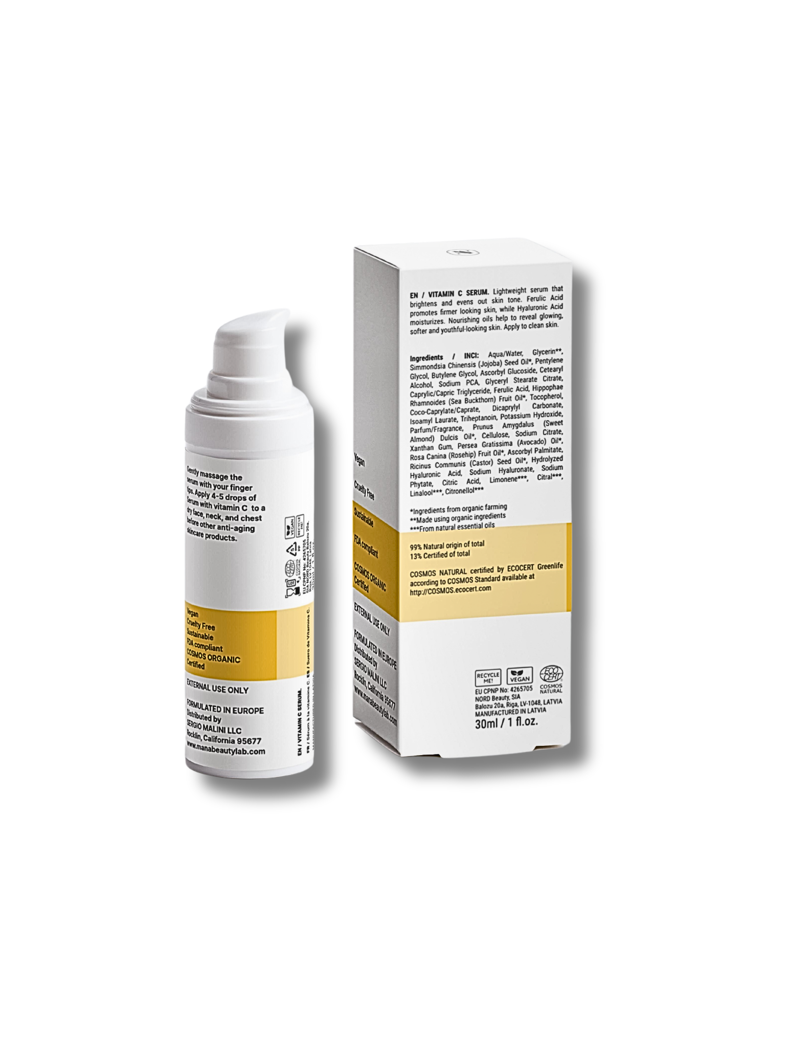Serum with Vitamin C, E & Avacado oil for Face